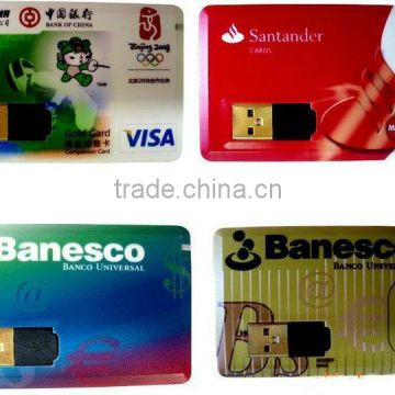 China factory specializing in the production of beautiful 2 gb credit card usb stick