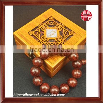 New Products on China Market Simple Design Prayer Bracelets, Bead Jewelry, Red Sandalwood Bangles, Wood Beads Jewelry