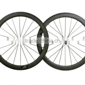 2015 New Road carbon wheelset 50mm clincher carbon road bike wheel 50mm clincher Light weight 50mm carbon clincher rim