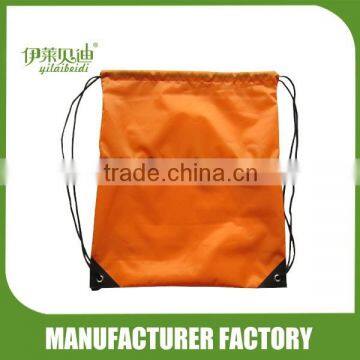 Drawstring bag with zipper