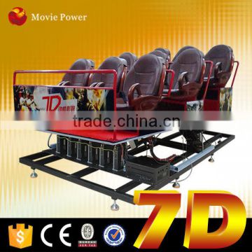 3Dof/6Dof Electric/Hydraulic 7D cinema project 7 d cinema