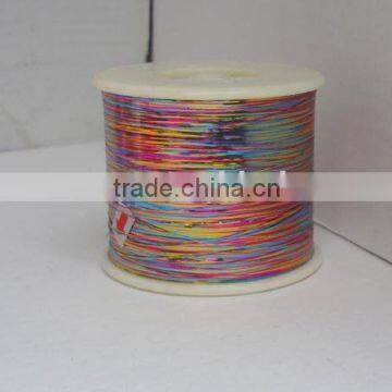multicolor metallic yarn