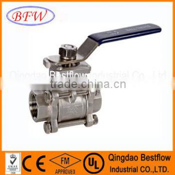 3pc cf8m ball valve