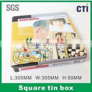 square Packaging tin box