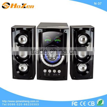 new product touch control screen 2.1 active home theater speaker karaoke fm radio mp3 usb and sd made in china N-23