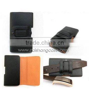 Holster belt clip grain PU leather case cover for Galaxy S3 size
