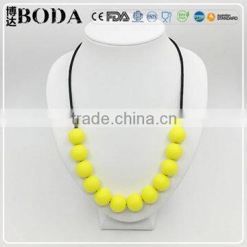 new arrivalteething beads amber silicone necklace