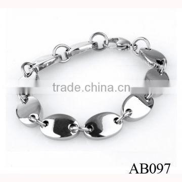 Alibaba China Wholesale High Quality Metal Chain Stainless Steel Bracelet Men And Women