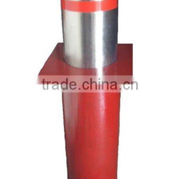 Steel pipe Bollards made of 6mm thickness 304# stainless steel