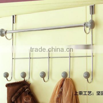 metal over the door hanging hooks with ceramics knob