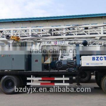 trailer type water well drilling rig