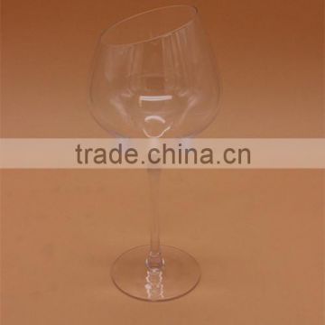 Oblique Mouth Drinking Glass