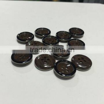 panel veneer resin buttons for garments accessory