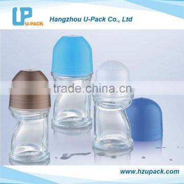 50ml cheaper deodorant glass roll on bottle glass jars