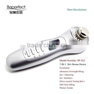Reface 7 in 1 3MHZ Ultrasonic LED Therapy Vibrating Skin Expert for face lifting firming whitening beauty device