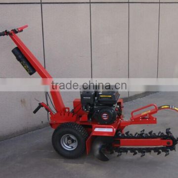Small drainage trencher