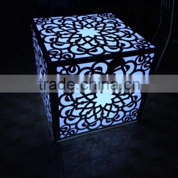 Hot sale assemble stainless steel LED wedding table