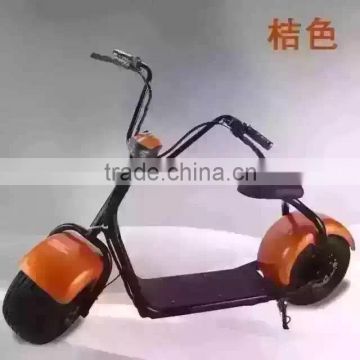 2017 zhejiang factory Steel electric bike 48v fat tire Scooter Citycoco 2 Wheel Electric Scooter