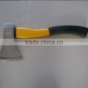 axe with fiberglass handle,poloshed axe head,600G,A613