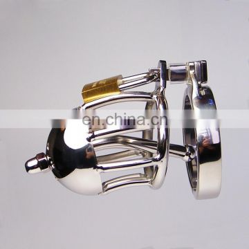 high quality stainless steel male chastity cage