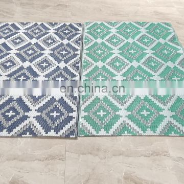 Outdoor woven beach fold mat with popular design
