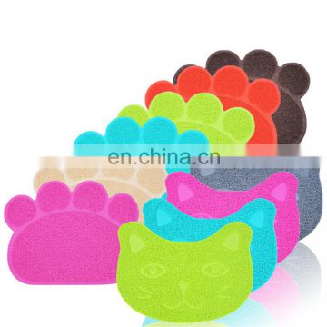 Non-slip claw-shaped washable cat and dog litter pad pet toilet mat