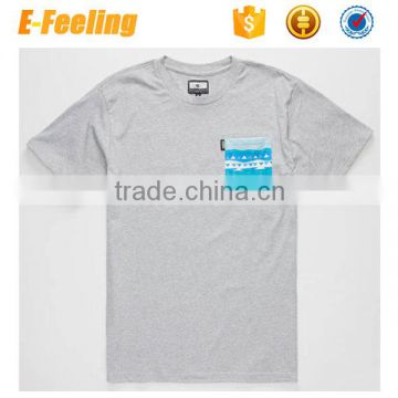 Custom Front Print Pocket T-Shirt