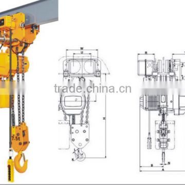 0.3ton Factory direct sale no spark stainless steel electric chain hoist