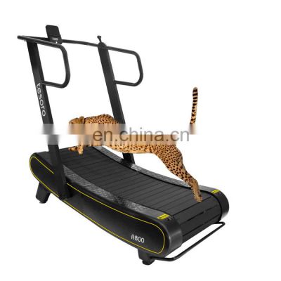 Chinese Curved treadmill & air runner  low noise energy saving treadmill running machine exercise equipment supplier