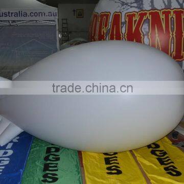 Custom made inflatable helium blimp ,LED light blimp balloon for promotion
