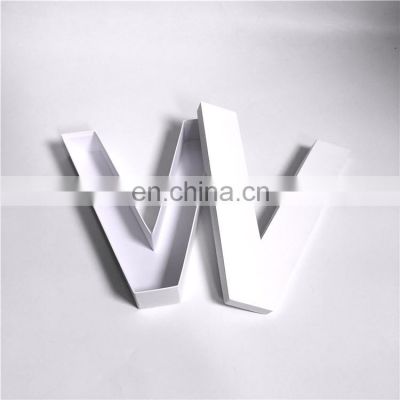 Large letter shape flat gift box wedding invitation card board envelop packaging boxes