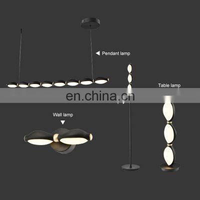 HUAYI New Model Modern Style Dining Room Villa Decoration Aluminum LED Pendant Light