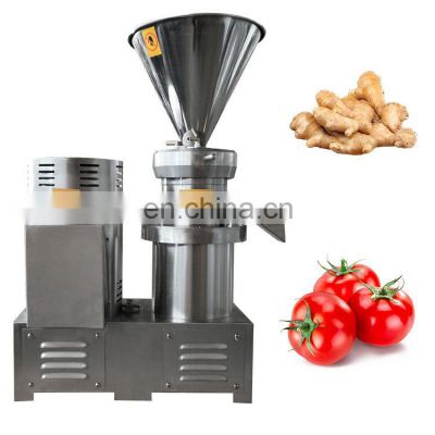 automatic bean chili garlic sauce date jam grinding china highly effective food colloid mill commercial peanut butter making