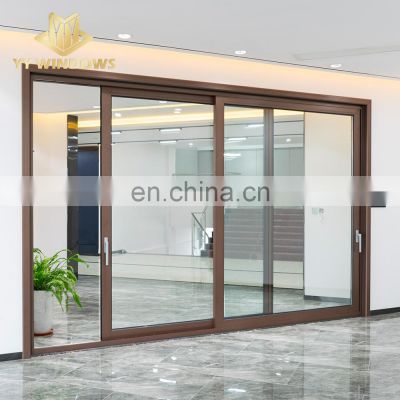 AS2047 Australia standard double tempered glazed lift and sliding aluminum door customized for home