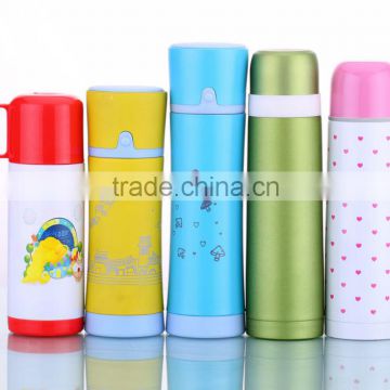 500ml stainless steel insulated vacuum bottle with color