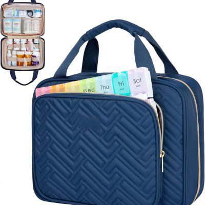 Travel Pill Bottle Organizer,Medicine Organizer And Storage,Home Medication Bag, Cases,Carrier