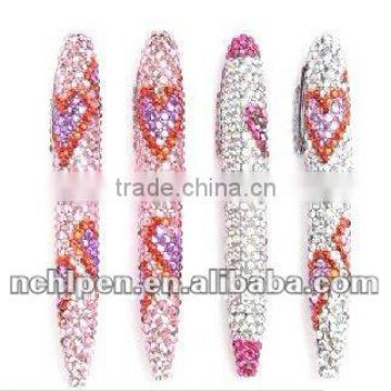 crystal writing pen with OEM design