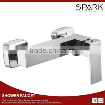 Chrome brass single lever wash basin faucet