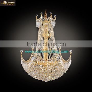Empire Crystal Chandeliers Lighting Pendant Hanging Light Gold/ Chrome CZ6501G/750