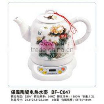 Keep-warm ceramic electric kettle