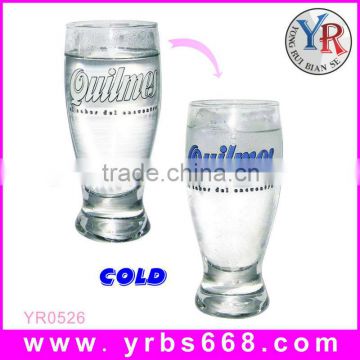 Promotional Cheap Color Changing Glass Cup Bar Promotion Item
