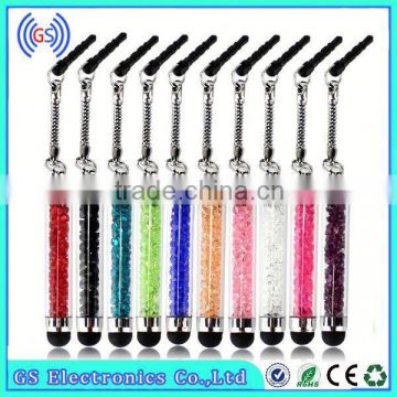 Promotional Crystal Bling Stylus Pen For Sony Xperia Z For Ipad Tablet for Smartphone
