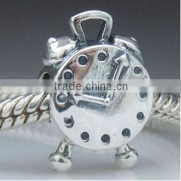 European clock 925 sterling silver antique beads wholesale