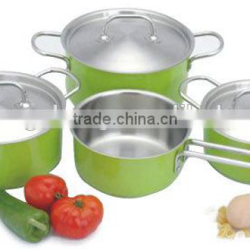 7pcs set oms stainless steel sarriette cookware xiangsheng brands