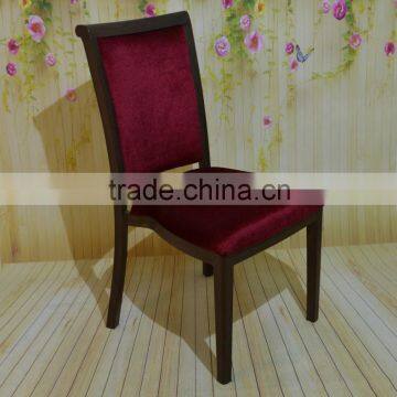 Top Design and Elegant Aluminum Imitated Wood Banquet Chairs Event Party Chair