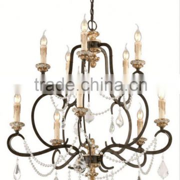 2016 New Design large luxury square orb crystal chandelier