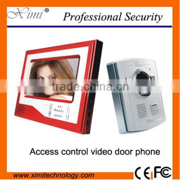 7 inch color video door phone door bell intercom