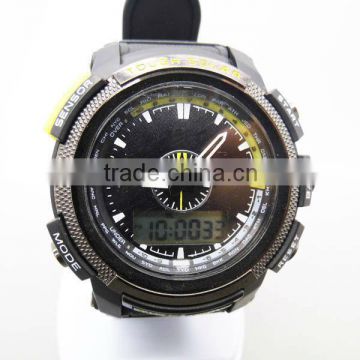 Fashion module analog sport watch with digital display