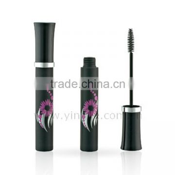 Classic hot stamping round Design Black Cosmetic Mascara Tube