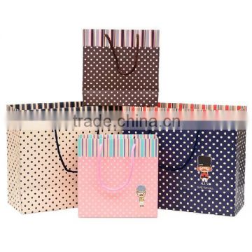 cute solider colorful paper gift bag